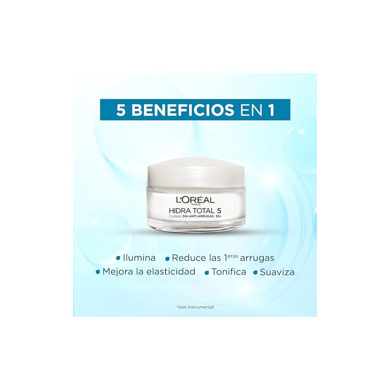 LOreal Paris, Crema De Día Anti Arrugas Hidra Total 5