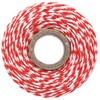 jijAcraft 400M Red and White Cotton String, 2MM Durable Craft