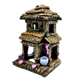 M2cbridge Aquarium Decorations Fish Hideout House Shelter Betta Cave (Style C)