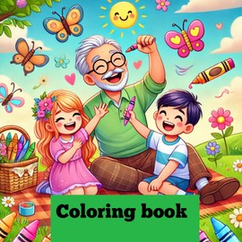 Grandfather’s Love: A Heartwarming Coloring Journey, Coloring Grandpa’s Love: Sweet Scenes of Grandpa’s Love for Kids to Color