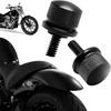 Stainless Knurled Fender Rear Seat Bolt Screw M6x1.0 Thread Quick