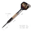 CUESOUL Dragon Deluxe Brass Steel Tip Darts Pack,21 Grams F2305-L