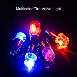 JHMUERN 20Pcs Car Tire Valve Light, LED Bike Wheel Lights, Tire Valve Caps Neon Light for Car Bike Motorcycle (Green)