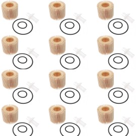 Auto-Parts 12X Oil Filter For Toyota Corolla Prius Prius V C-HR Scion xD 1.8L 04152-YZZA6