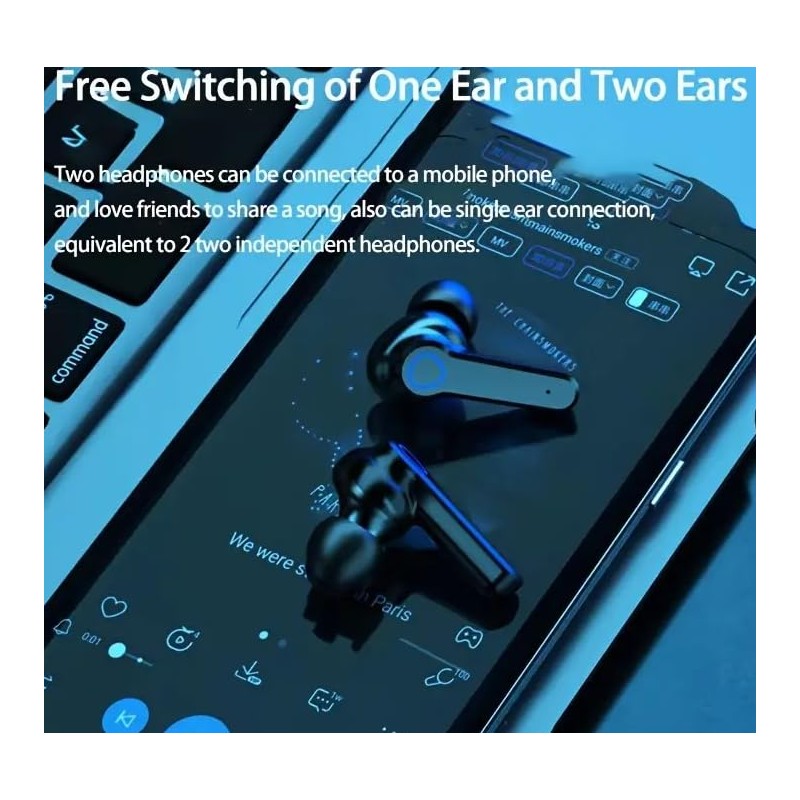 AURICULARES/HEADPHONES TRUE TWS PANTALLA DIGITAL INTRAUDITIVOS M19