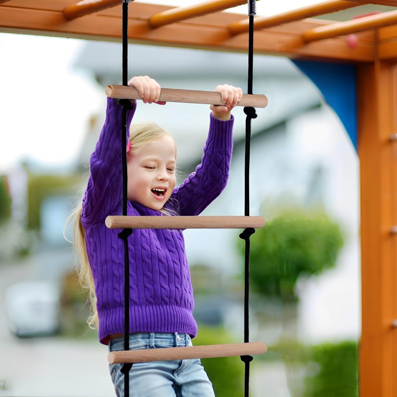 ChengFu Swing Rope Ladder, Kids Climbing Rope Ladder, Hanging Rope