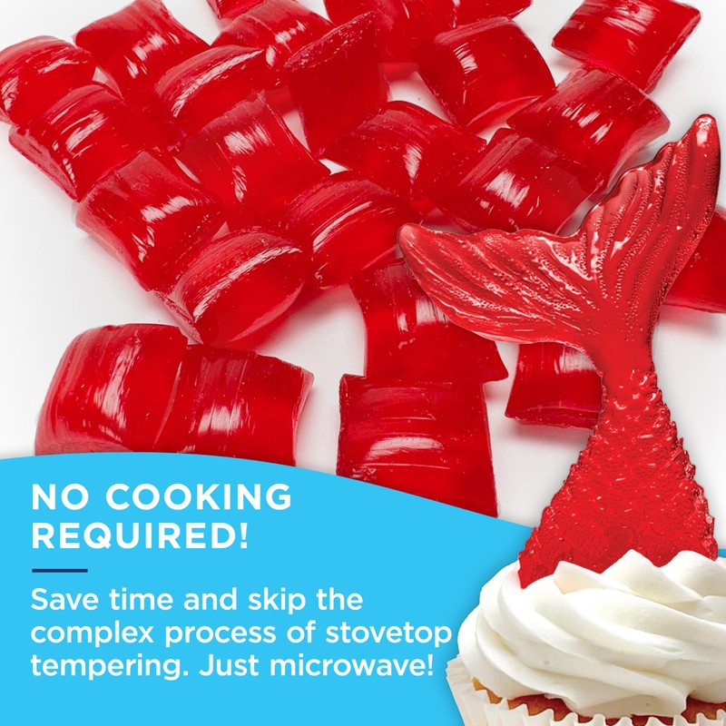 Satin Ice Isomelts, Red, 7 Ounce Pouch - Melt and