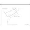 QCAA Solid Brass Deadbolt Strike Plate, Door Backplate, Round Corner,