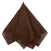 MDSTYLE 100% Cotton Solid Color Bandana for Men & Women
