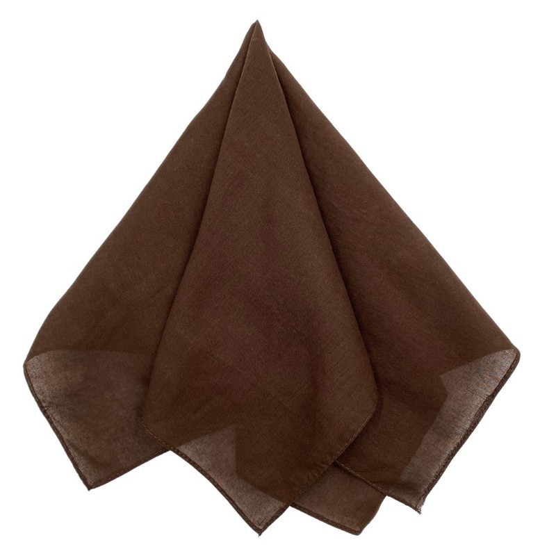 MDSTYLE 100% Cotton Solid Color Bandana for Men & Women