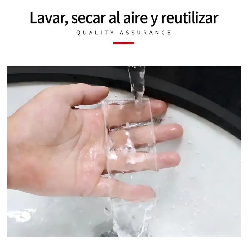 Cinta Adhesiva Nano Doble Cara Transparente de 5m x 2cm,