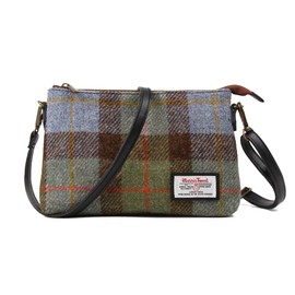 ICObuty Crossbody Bag made of Harris Tweed Messenger Bag with Zipper (MacLeod)