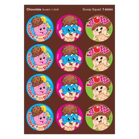 Trend Scoop Squad/Chocolate Stinky Stickers, Classroom Incentives, 48 Count