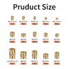 300 Pcs Brass Knurled Threaded Inserts, M2 M2.5 M3 M4