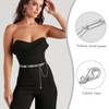 JUXCOKO Women's Metal Conch Waist Chain Cowgirl Chains Belt for