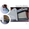 Galleksa Invisible Concealed Floating Metal Bookshelf Wall Mounted Storage for