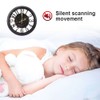 ALEOHALTER Wall Clock, Outdoor Clock Silent Non-Ticking Metal Clock Decorative