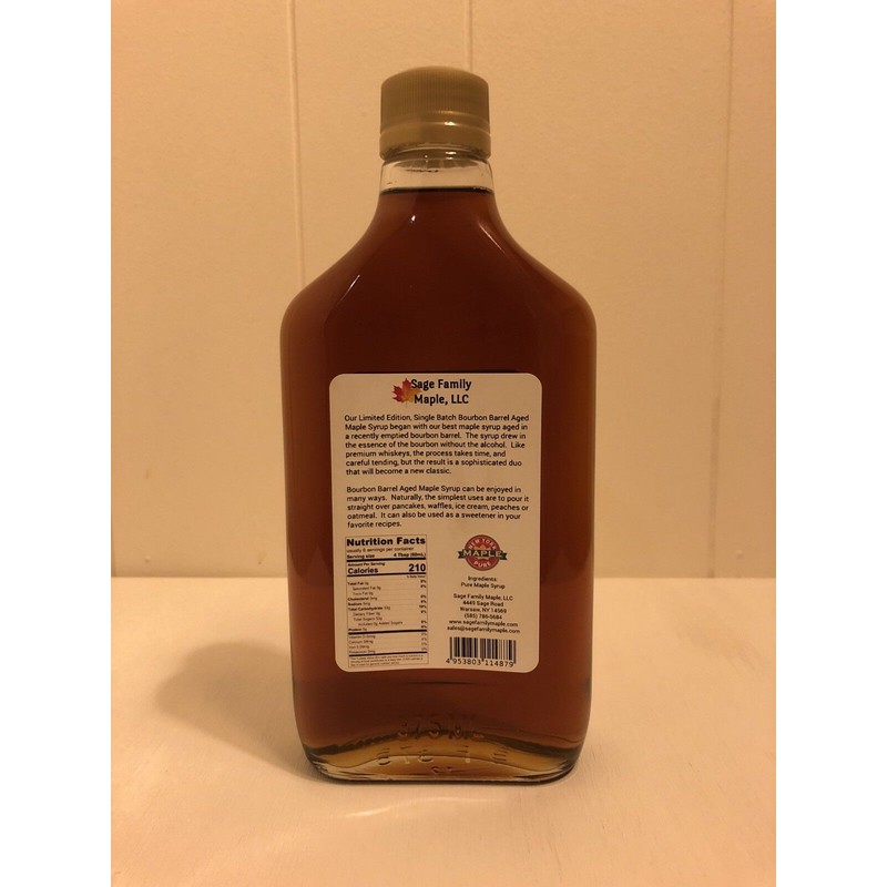 Sage Family Maple, LLC Bourbon Barrel Aged Maple Syrup, Limited