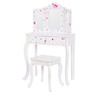 UTEX Kids Vanity Table and Chair Vanity Set with Mirror