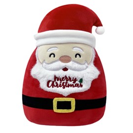 9.8" Red Christmas Santa Dolls Plush Toy,25cm Cute Xmas Plush Pillow Toys Stuffed Santa Doll Toy,Christmas Plushies Soft Toys,Christmas Collection Cuddly Toy for Kids Girls Boys Xmas New Year Gifts
