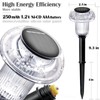 Priddop Solar Lights Outdoor Pathway Lights 8 Pack LED Waterproof