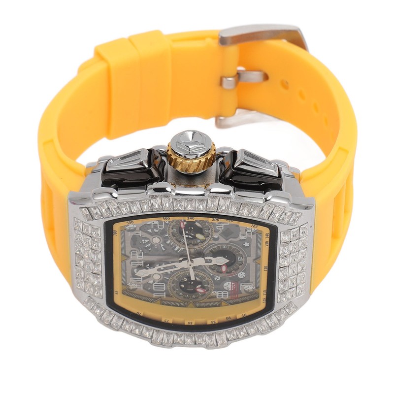 Men Mechanical Watch 30M Waterproof Dial Hollow Automatic Mechanical Wrist
