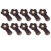10 Sets Leather D Rings for Purse Genuine Leather Undamaged
