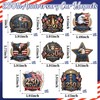 8 PCS 250th Anniversary USA Patriotic Car Magnet
