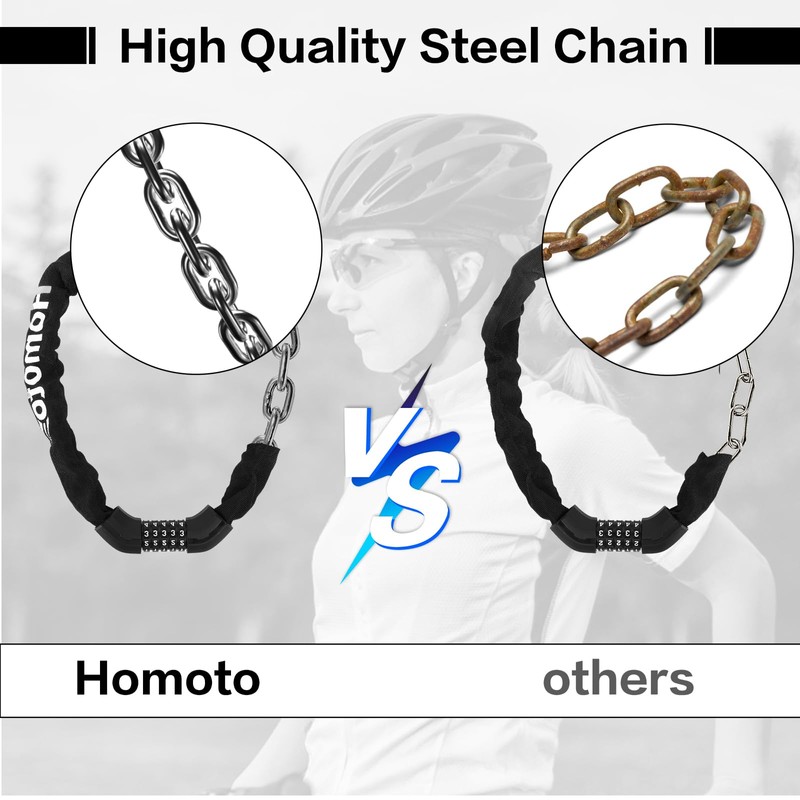 Bicycle Lock Combination Lock Bicycle Locks High Security Bike Lock
