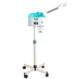 800W Nano Ionic Facial Steamer – Professional Home Spa Face Steamer for Deep Cleansing, Hydration & Sinus Relief | Fast Heating, Auto Shut-Off, Portable & Safe | US/AU Plug (White & Green)