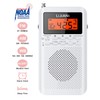 Pocket Weather Radio NOAA/AM/FM Powered by 2 AA Emergency Portable