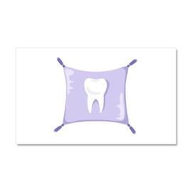 CafePress Tooth Fairy Pillow Car Magnet 20 X 12 Car Magnet, 20"x 12" Magnetic Door Display