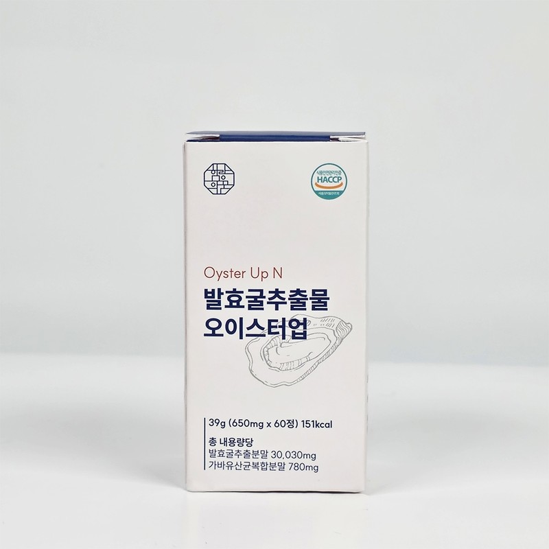 GABA calcium tablets extracted from fermented oyster extract containing lactic