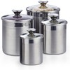 Cooks Standard Stainless Steel Food Jar Storage Canister Set Medium