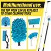 Leriton 7-30ft Long Telescopic Extension Pole with Hook Paint Roller