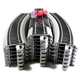 HO Scale Bachmann Nickel Silver EZ Track 38 X 74 Oval for Model Railroad Trains