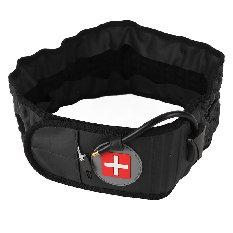 Lumbar Traction Belt Inflatable Reduce Pressure Lower Back Support Brace