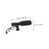 COHEALI 1PC Professional DSLR Camera Microphone for Audio Recording and