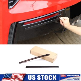 Ynei Smoked Rear Reflector Light Blackout Cover Strip Len Fits Corvette C7 2014-2019