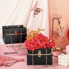 Whaline 12Pcs Paper Floral Bag with Metal Chain Bouquet Storage