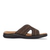Dockers Mens Sunland Casual Slide Sandal Shoe, Dark Brown, 13