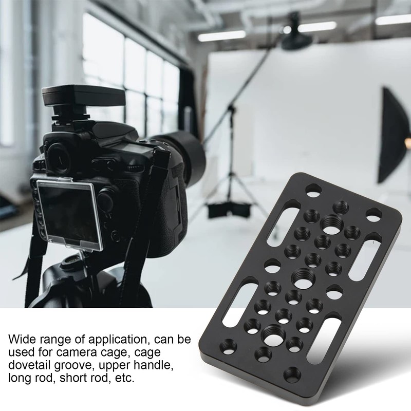 Camera Switching Plate, Standard Camera Cheese Plate for Camera Cage,