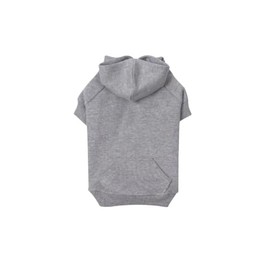 Zack & Zoey Basic Hoodie for Dogs, 20" Large, Heather Gray