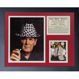 Legends Never Die "Paul 'Bear' Bryant Hat" Framed Photo Collage, 11 x 14-Inch (12023U)