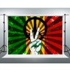 VIDMOT Rasta Jamaican Themed Backdrop for Photography Reggae Rastafari Grafitti