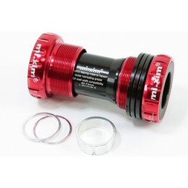 MI. XIM Ceramic Bearing Road/MTB Aluminum – 7075 Housing horo-tekku II, GXP Compatible Red Bottom Bracket