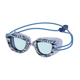 Speedo Unisex Kid's Swim Goggles Sunny G Ages 3-8 - Bluey Shark Chalk/Celeste, One Size