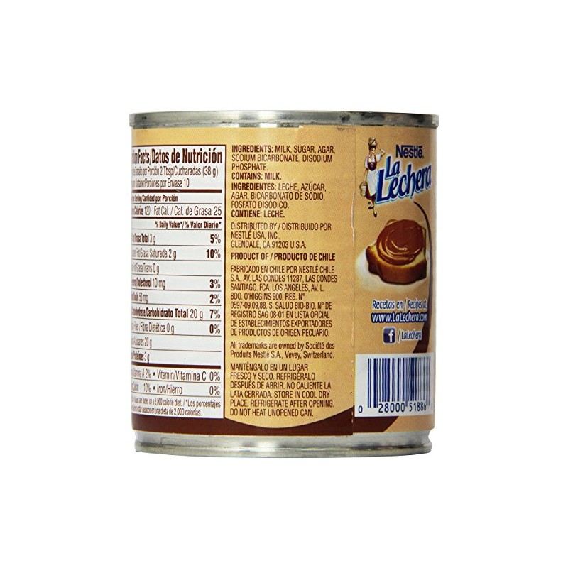 La Lechera Dulce De Leche, 13.4-Ounce Container (Pack of 6)