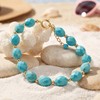 Beaded Bracelets for Women Turquoise Dainty Chunky Charm Bracelet Jewelry