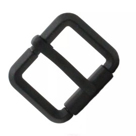 Stecksstore Heel Bar Roller Buckle Black Plate 1" 1417-13